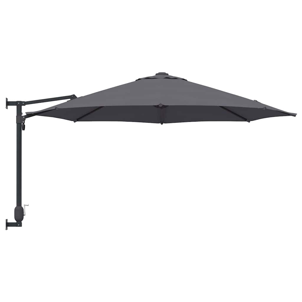 Tuinparasol Antraciet 248 x 248 x 148 cm Polyester en staal
