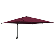 Tuinparasol Bordeaux Rood 248,5 x 247,5 x 160 cm