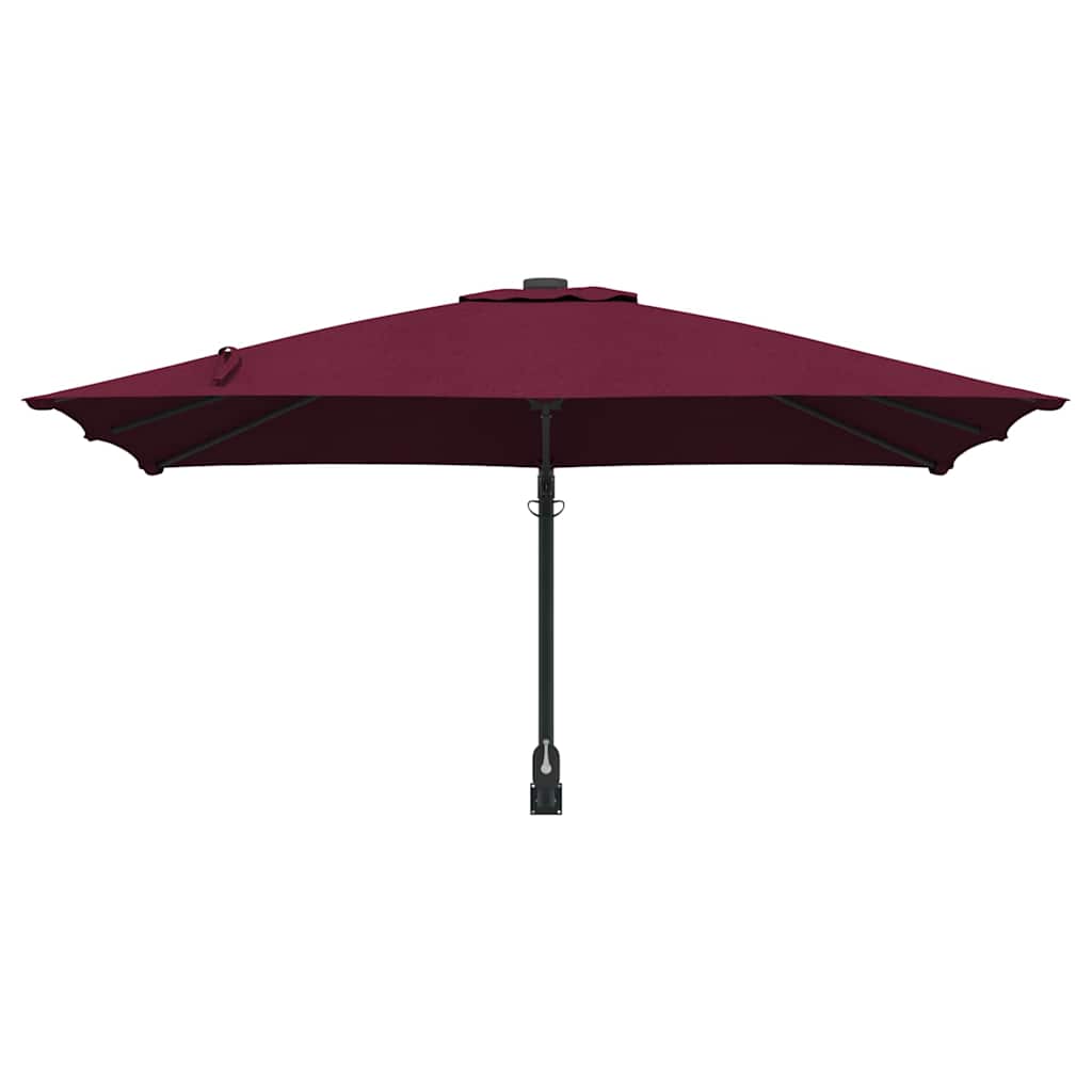 Tuinparasol Bordeaux Rood 248,5 x 247,5 x 160 cm