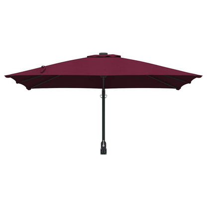 Tuinparasol Bordeaux Rood 248,5 x 247,5 x 160 cm