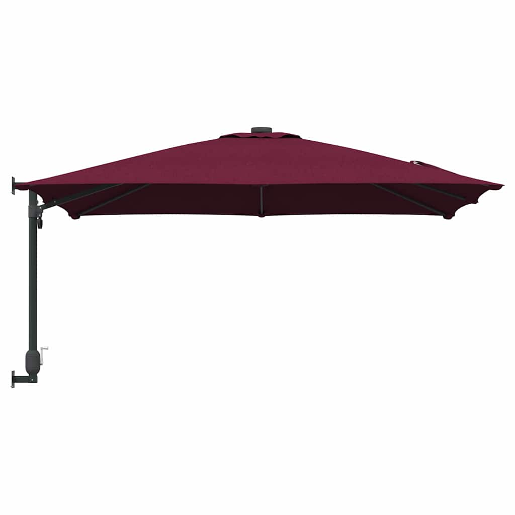 Tuinparasol Bordeaux Rood 248,5 x 247,5 x 160 cm