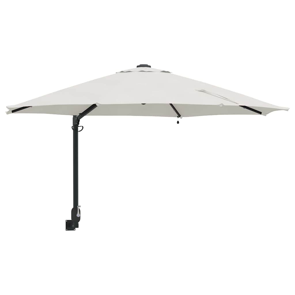 Tuinparasol Zand 248 x 248 x 148 cm Polyester en staal