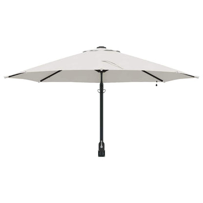 Tuinparasol Zand 248 x 248 x 148 cm Polyester en staal