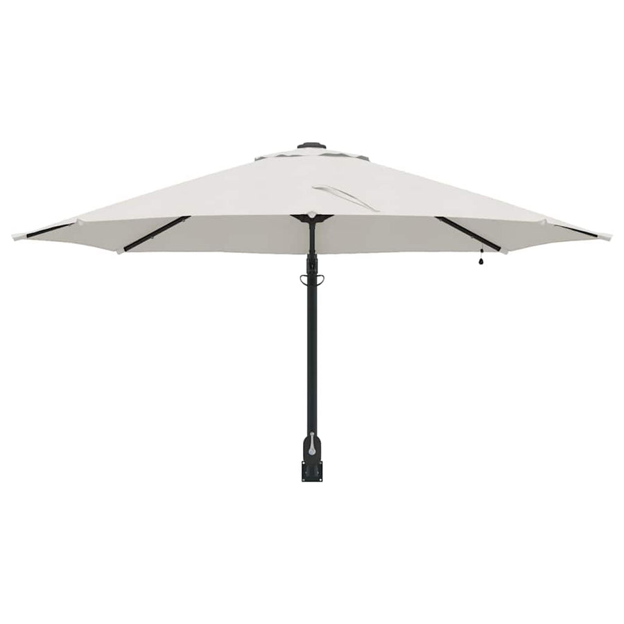 Tuinparasol Zand 248 x 248 x 148 cm Polyester en staal