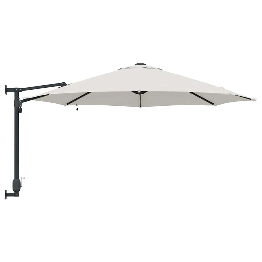 Tuinparasol Zand 248 x 248 x 148 cm Polyester en staal