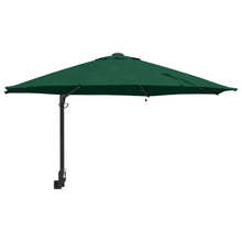 Tuinparasol Groen 248 x 248 x 148 cm Polyester en staal