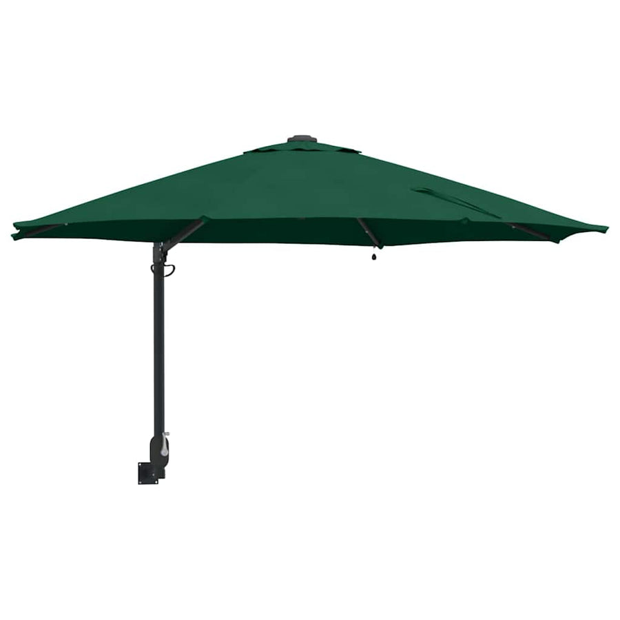 Tuinparasol Groen 248 x 248 x 148 cm Polyester en staal