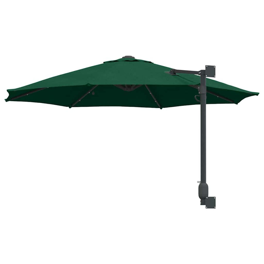 Tuinparasol Groen 248 x 248 x 148 cm Polyester en staal