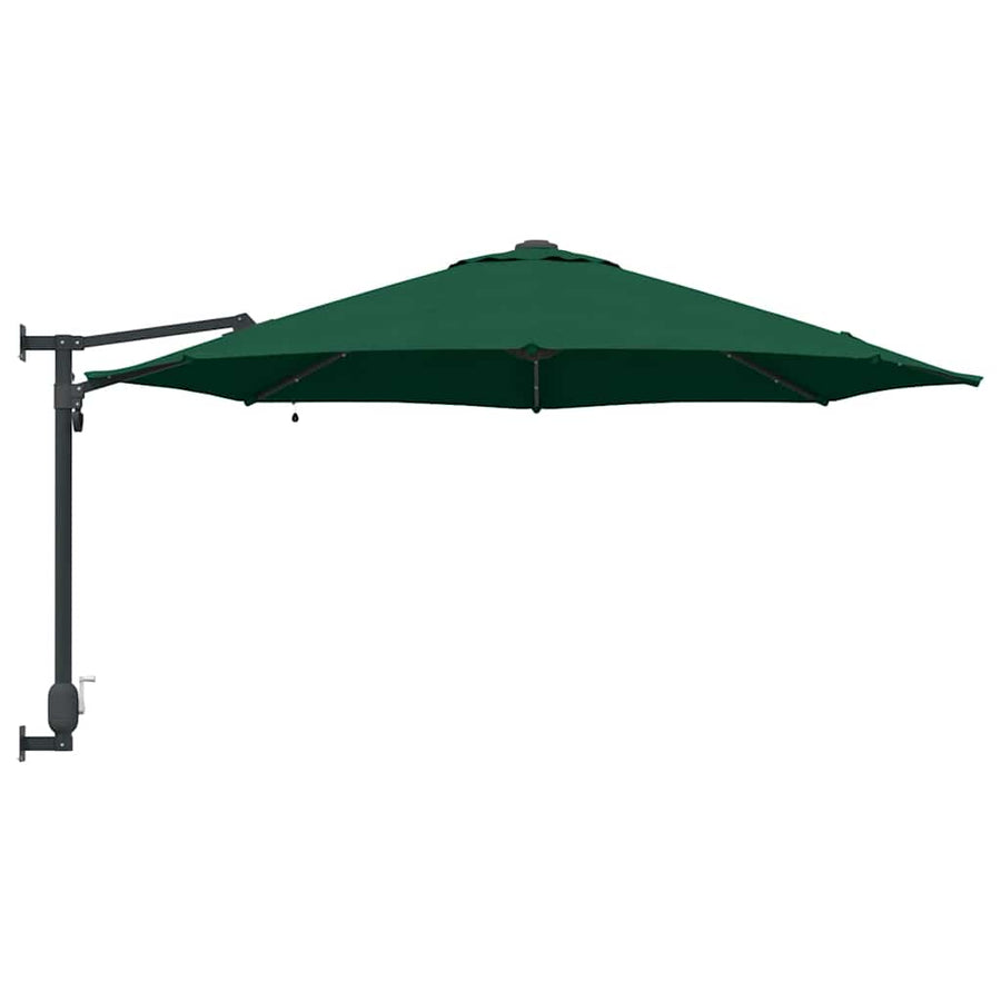 Tuinparasol Groen 248 x 248 x 148 cm Polyester en staal