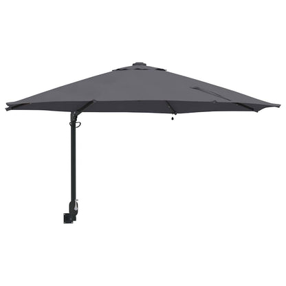 Tuinparasol Antraciet 248 x 248 x 148 cm Polyester en staal