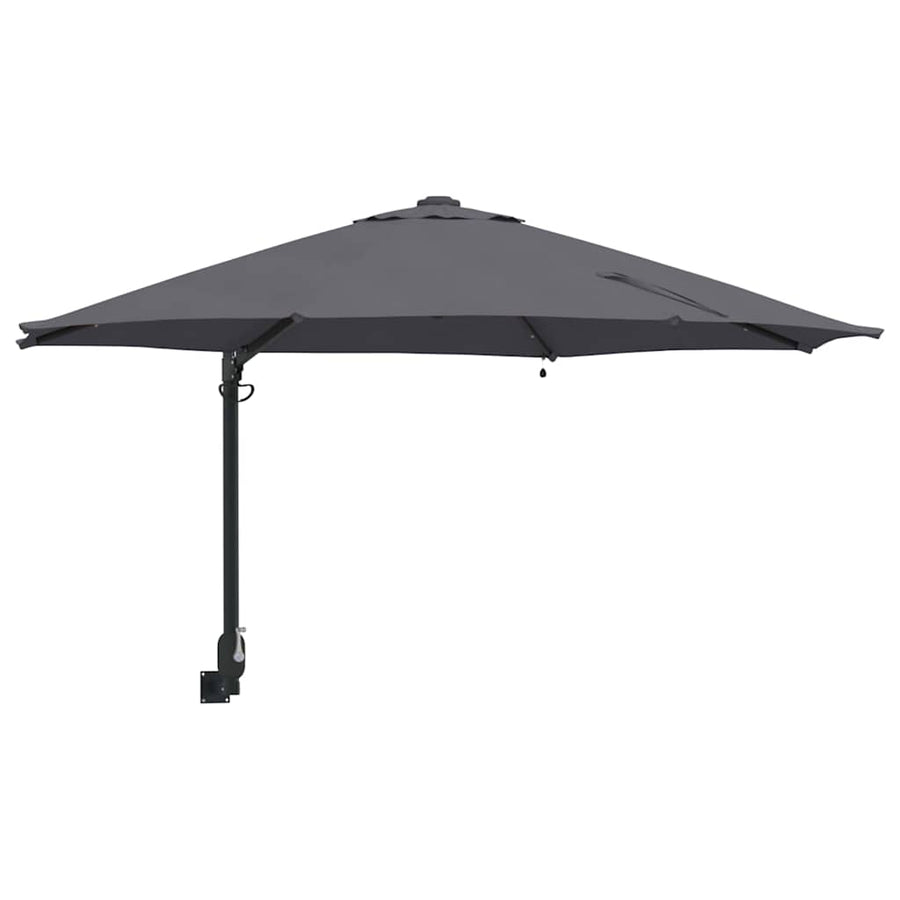 Tuinparasol Antraciet 248 x 248 x 148 cm Polyester en staal