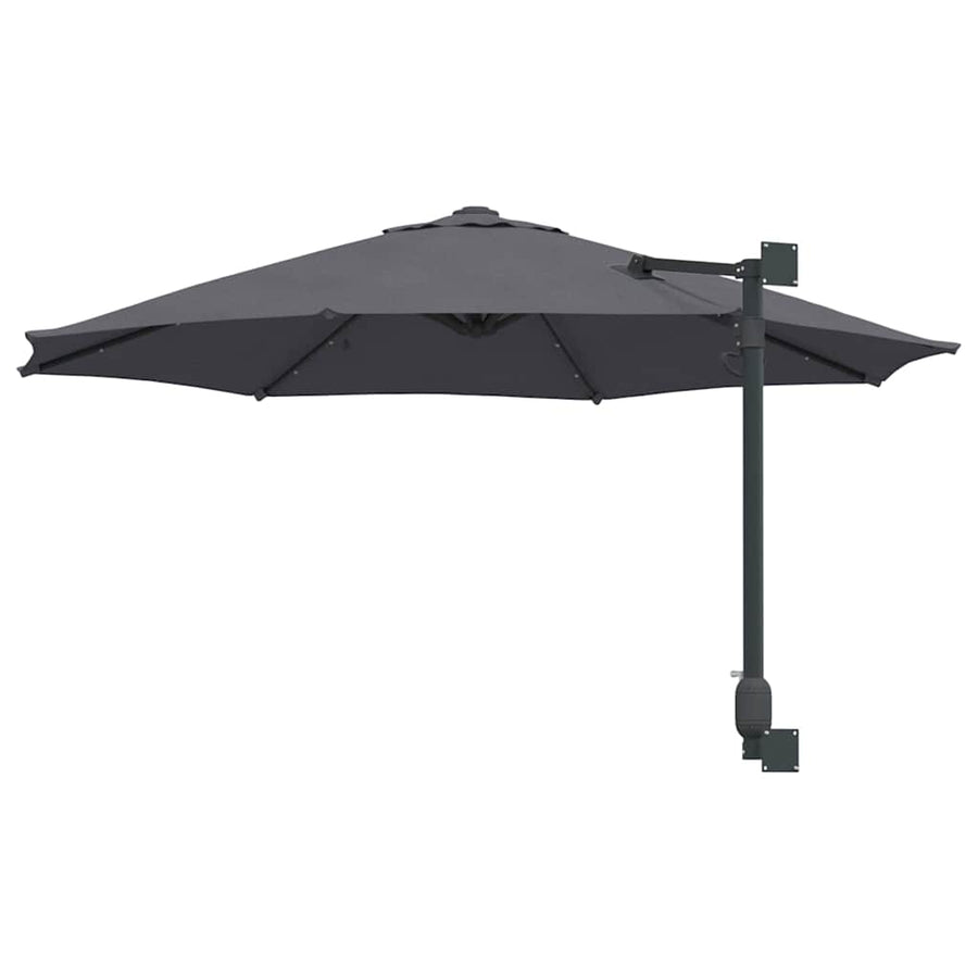 Tuinparasol Antraciet 248 x 248 x 148 cm Polyester en staal