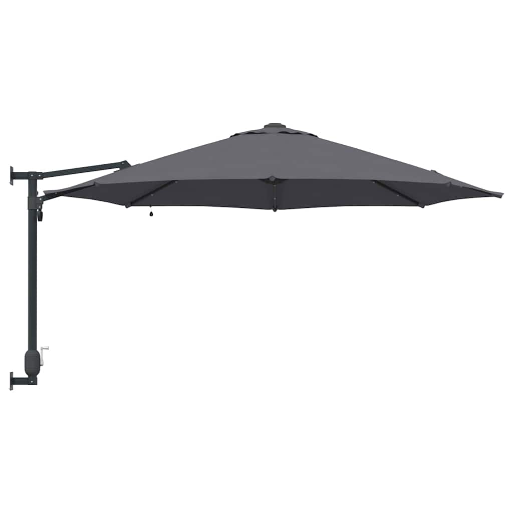 Tuinparasol Antraciet 248 x 248 x 148 cm Polyester en staal