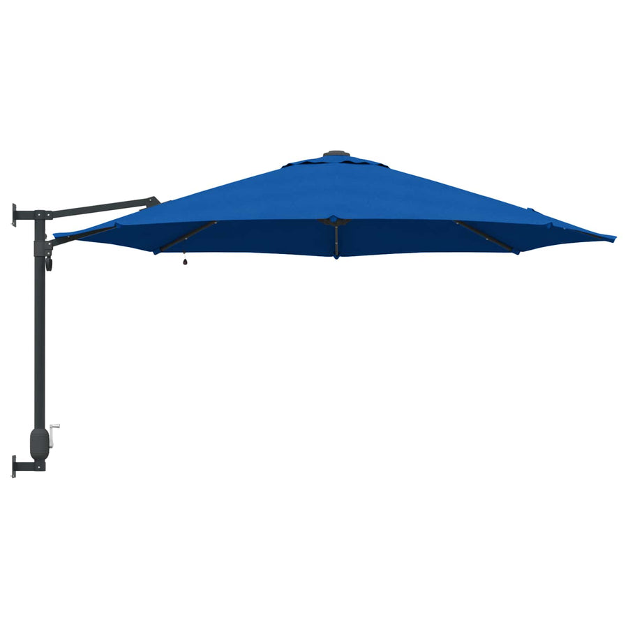Tuinparasol Azurblauw 248 X 248 X 148 Cm Polyester En Staal azuurblauw