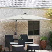Tuinparasol zand 248x247x160 cm