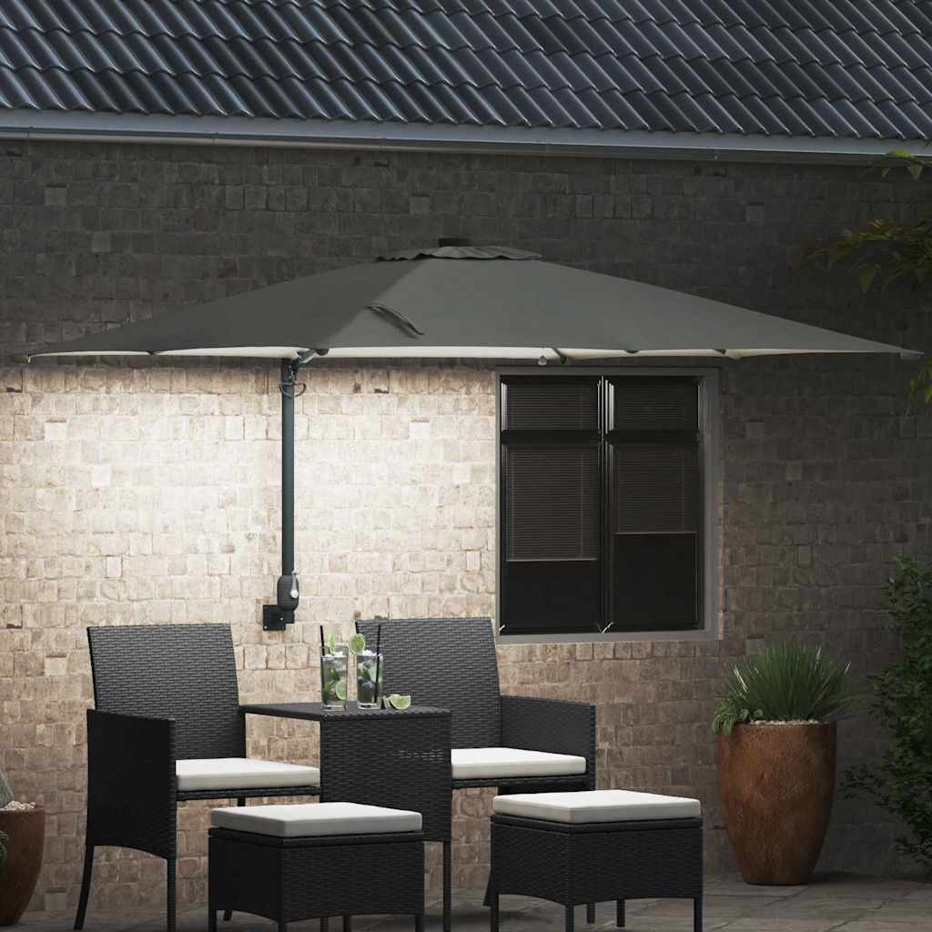 Tuinparasol Zand 248.5 x 247.5 x 160 cm Stof