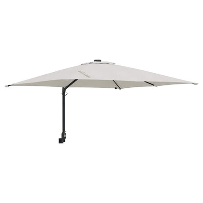 Tuinparasol Zand 248.5 x 247.5 x 160 cm Stof