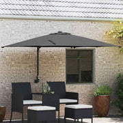 Tuinparasol antraciet 248x247x160 cm