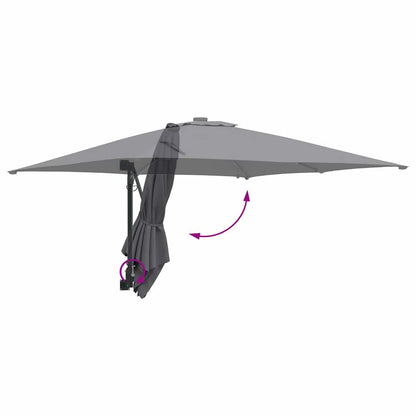 Tuinparasol Antraciet 248.5 x 247.5 x 160 cm Stof