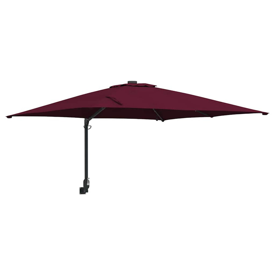Tuinparasol Bordeauxrood 248.5 x 247.5 x 160 cm Stof