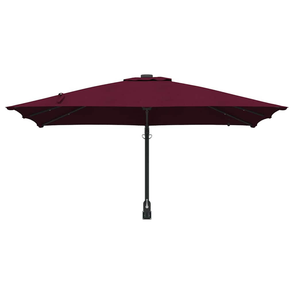 Tuinparasol Bordeauxrood 248.5 x 247.5 x 160 cm Stof