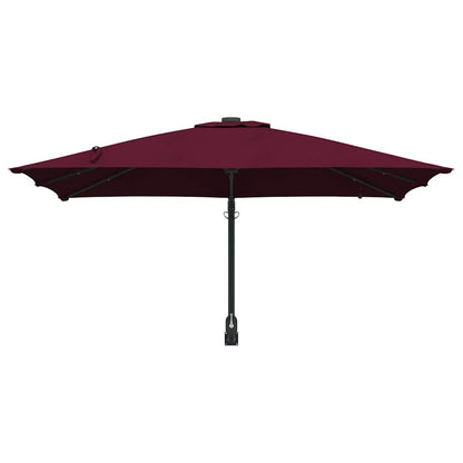 Tuinparasol Bordeauxrood 248.5 x 247.5 x 160 cm Stof