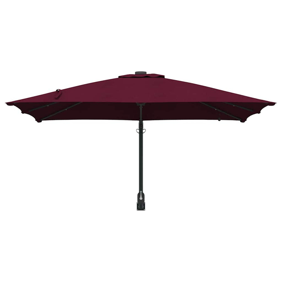 Tuinparasol Bordeauxrood 248.5 x 247.5 x 160 cm Stof