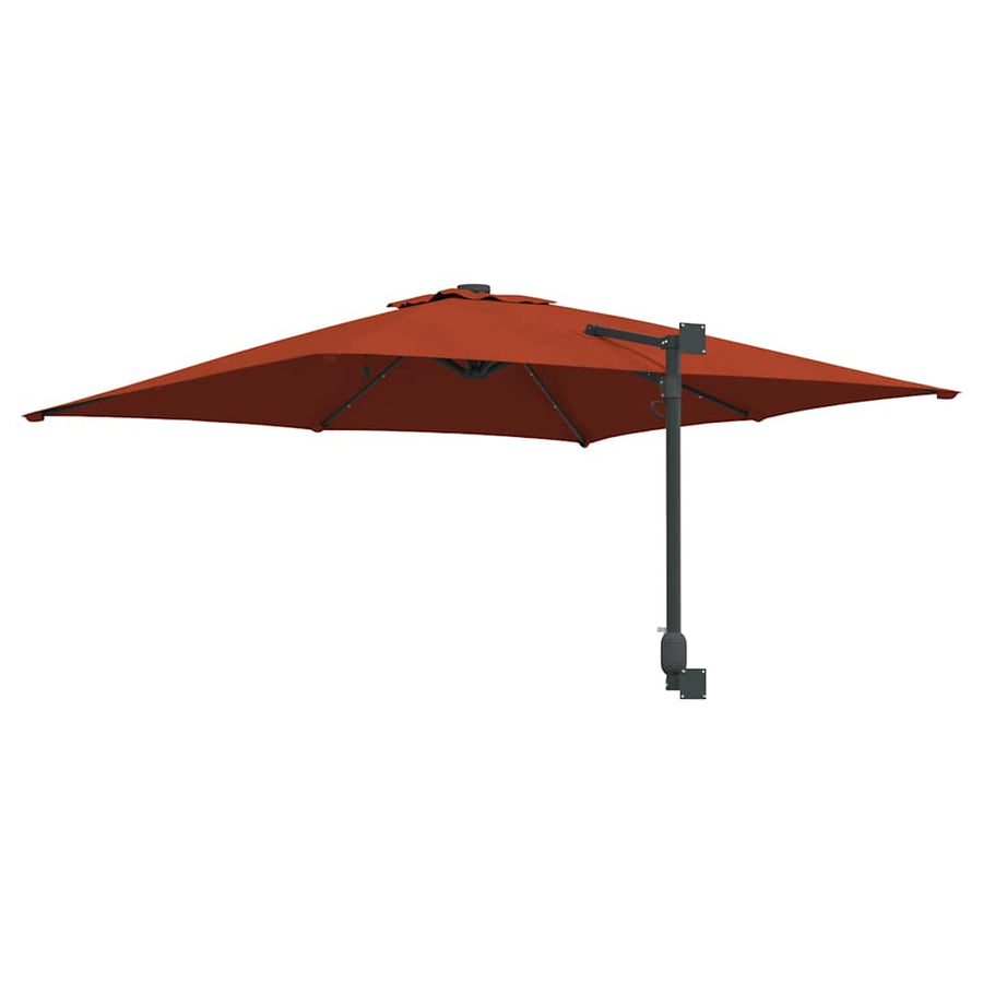 Tuinparasol Terracotta 248.5 x 247.5 x 160 cm Stof