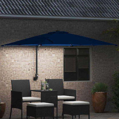 Tuinparasol Azurblauw 248.5 x 247.5 x 160 cm Stof