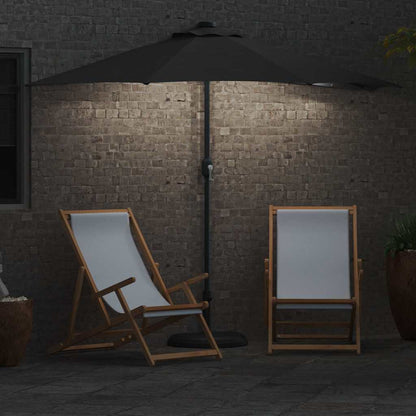Tuinparasol Antraciet 294 x 150 x 224 cm Stof