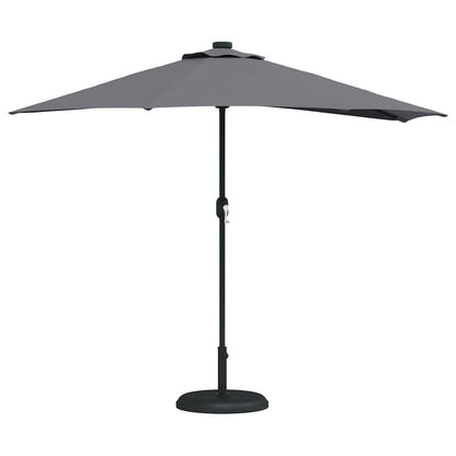 Tuinparasol Antraciet 294 x 150 x 224 cm Stof