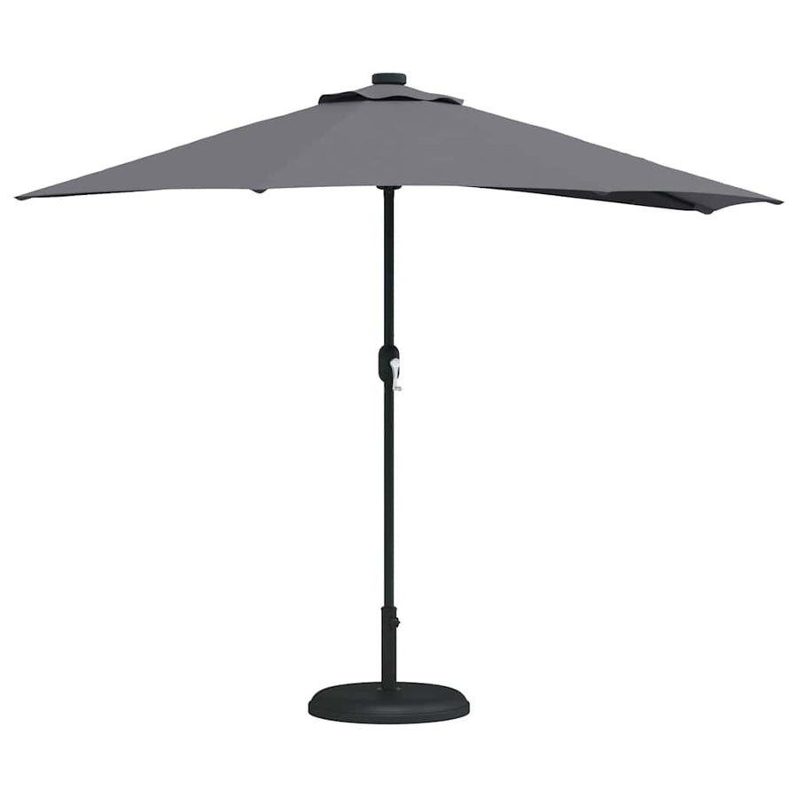 Tuinparasol Antraciet 294 x 150 x 224 cm Stof