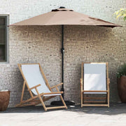 Tuinparasol 294x150x224 cm taupe