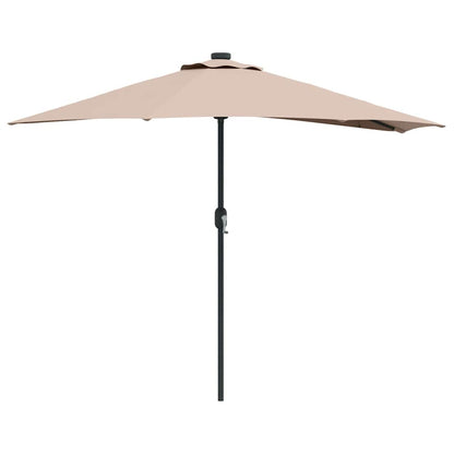 Tuinparasol Taupe 294 x 150 x 224 cm Stof