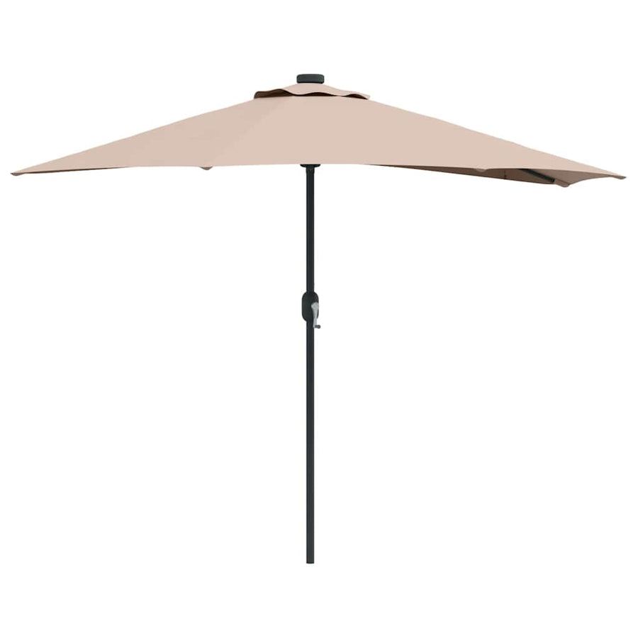 Tuinparasol Taupe 294 x 150 x 224 cm Stof