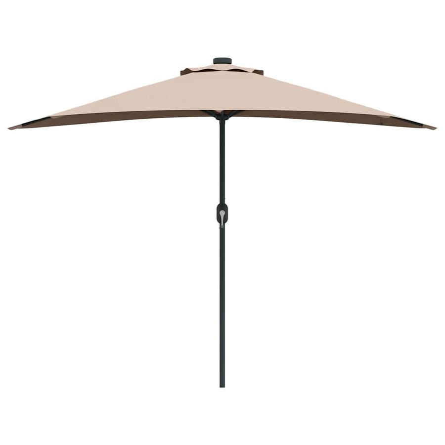 Tuinparasol Taupe 294 x 150 x 224 cm Stof
