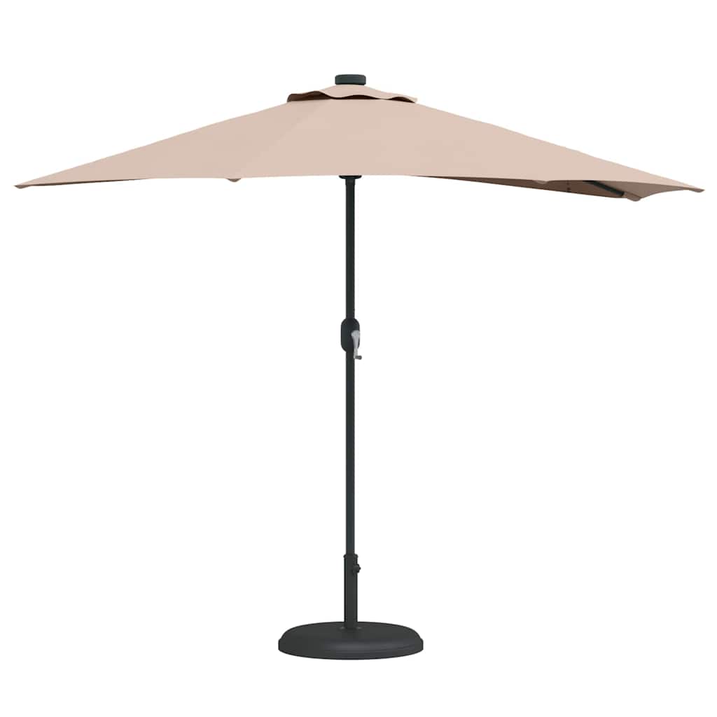 Tuinparasol Taupe 294 x 150 x 224 cm Stof