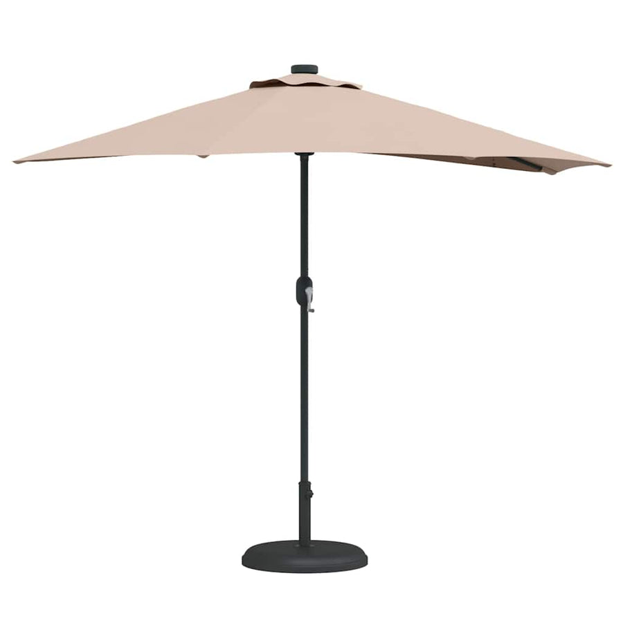 Tuinparasol Taupe 294 x 150 x 224 cm Stof