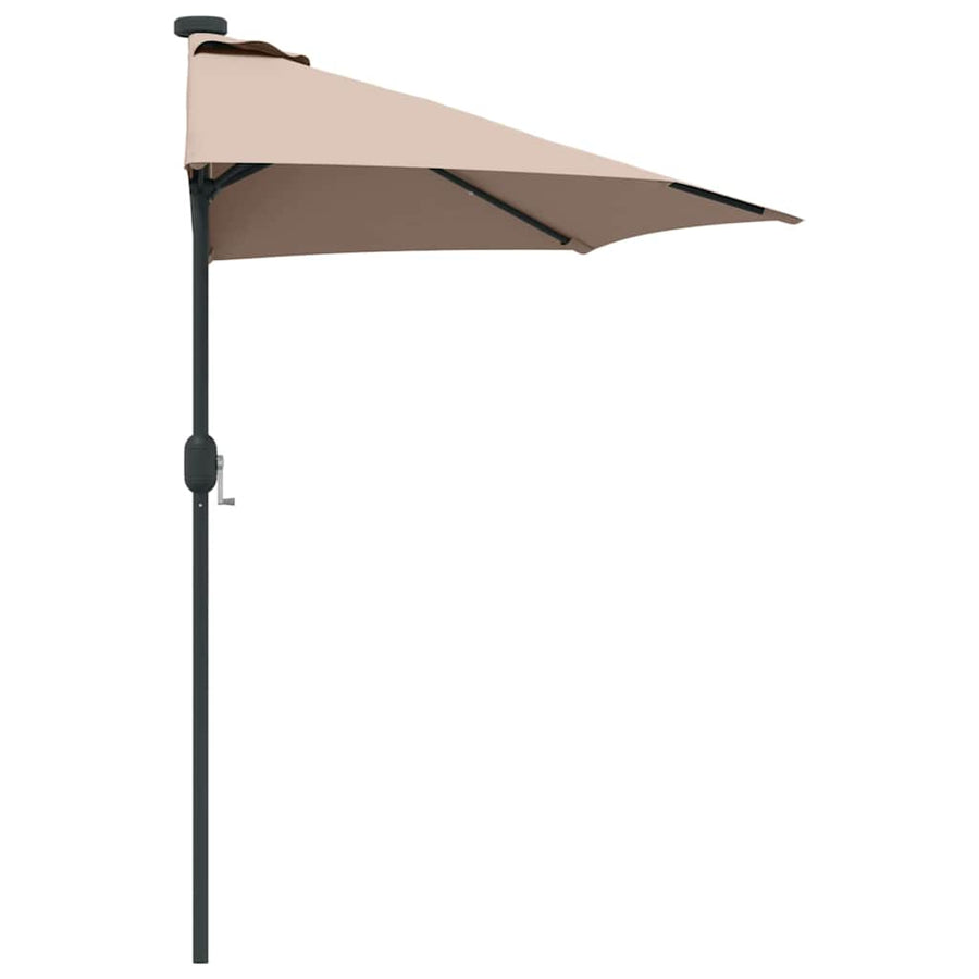 Tuinparasol Taupe 294 x 150 x 224 cm Stof