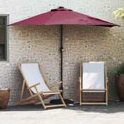 Tuinparasol 294x150x224 cm bordeauxrood