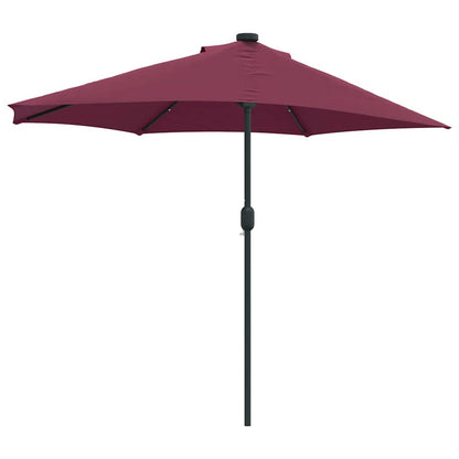Tuinparasol Bordeauxrood 294 x 150 x 224 cm Stof