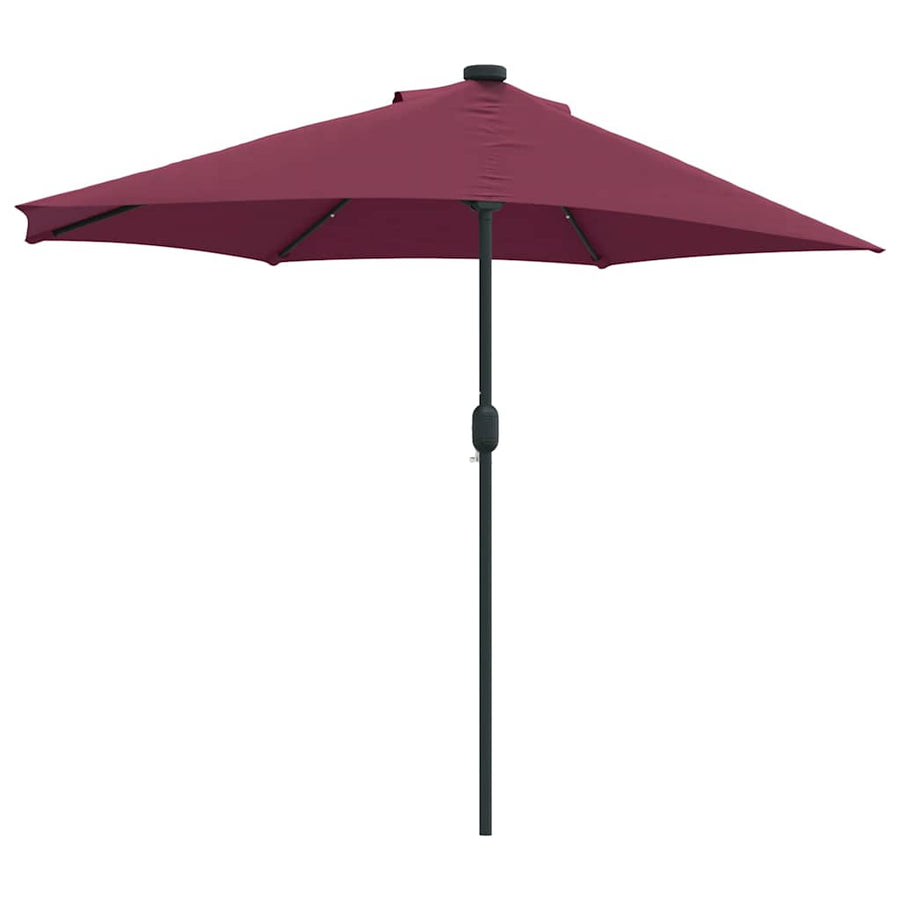 Tuinparasol Bordeauxrood 294 x 150 x 224 cm Stof
