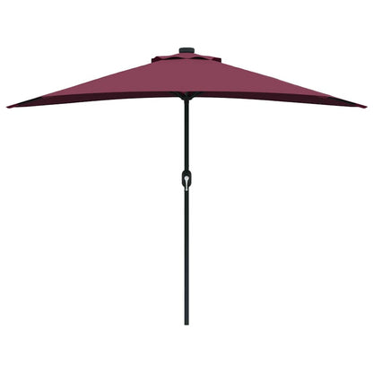 Tuinparasol Bordeauxrood 294 x 150 x 224 cm Stof
