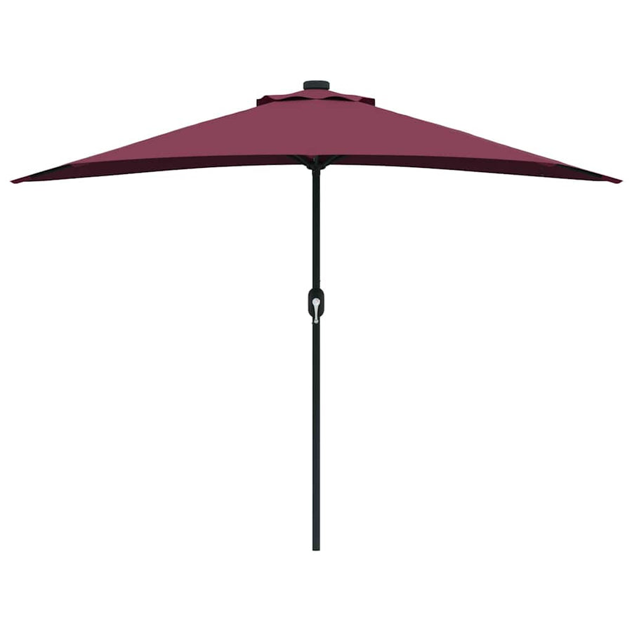 Tuinparasol Bordeauxrood 294 x 150 x 224 cm Stof