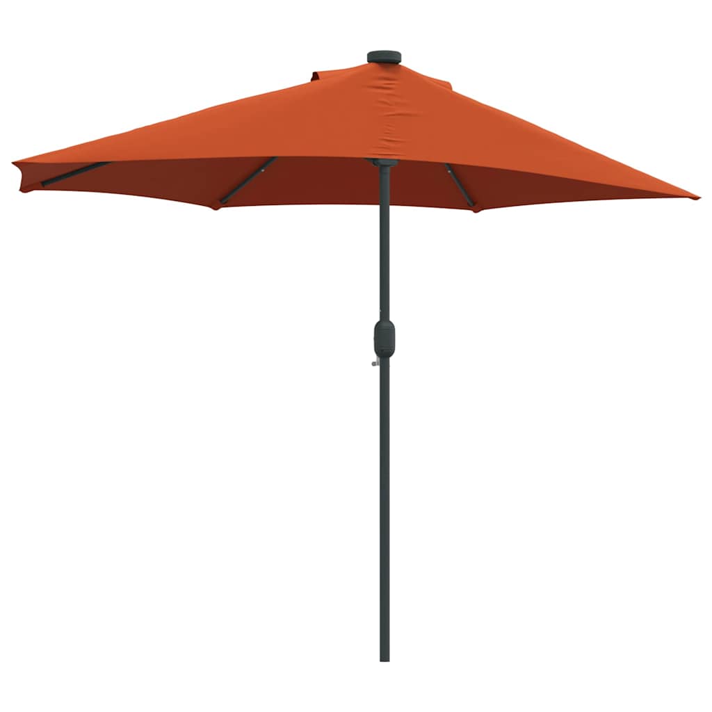 Tuinparasol Terracotta 294 x 150 x 224 cm Stof