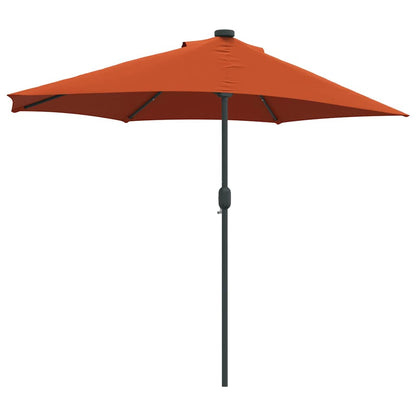 Tuinparasol Terracotta 294 x 150 x 224 cm Stof