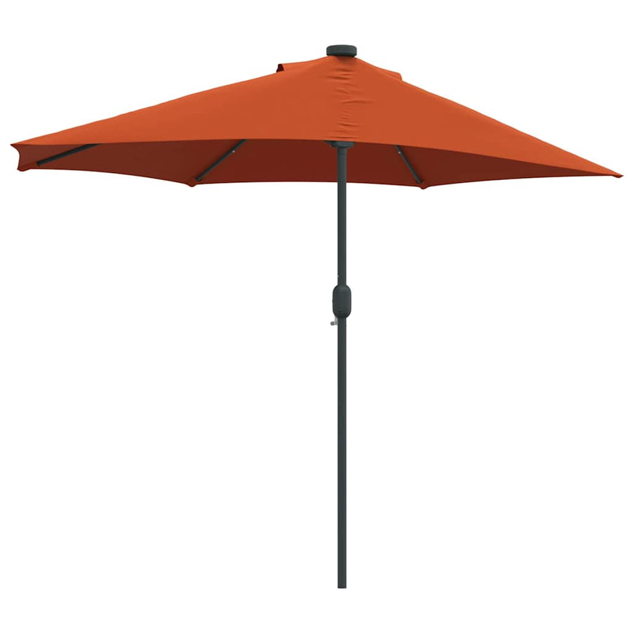 Tuinparasol Terracotta 294 x 150 x 224 cm Stof