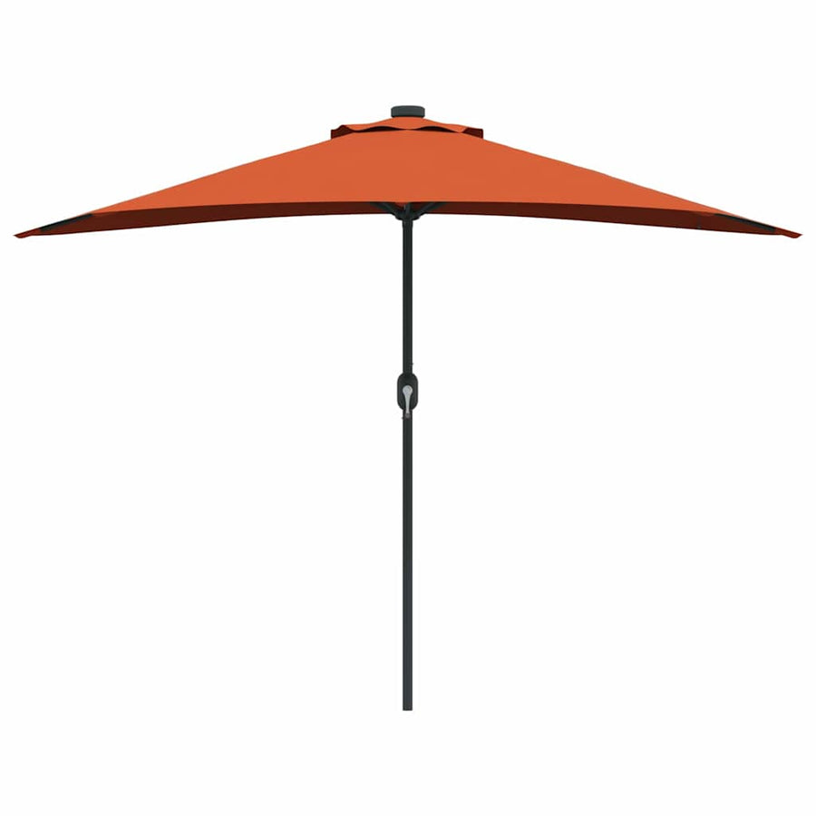Tuinparasol Terracotta 294 x 150 x 224 cm Stof