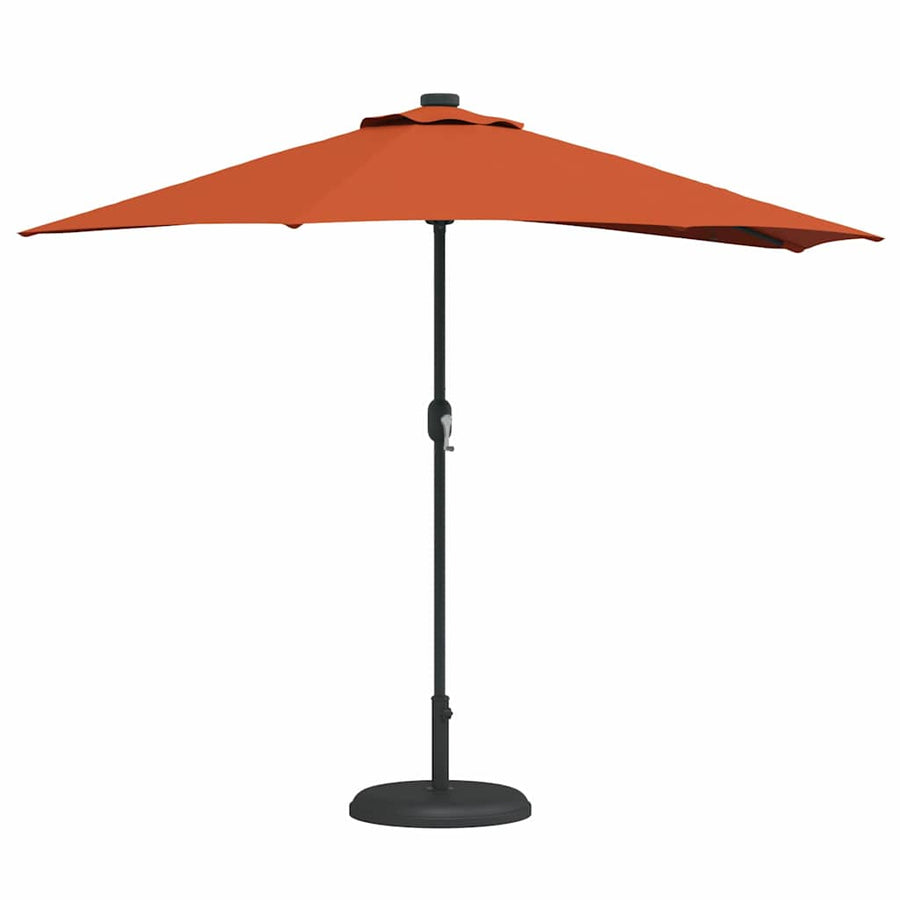 Tuinparasol Terracotta 294 x 150 x 224 cm Stof