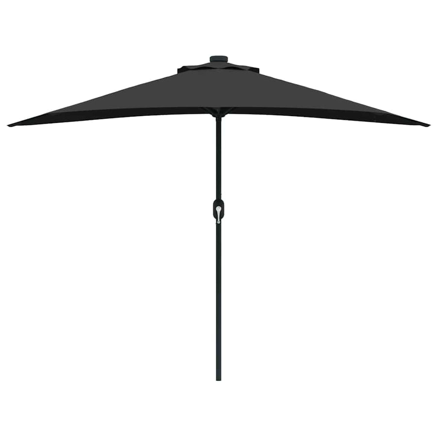 Tuinparasol Zwart 294 x 150 x 224 cm Stof